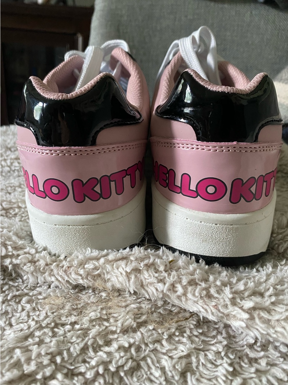 Hello Kitty Pink and White Casual Sneakers - Picture 6 of 8